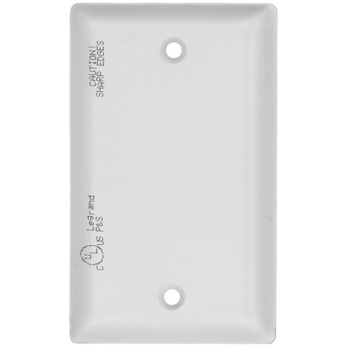 Main product image of 1-Gang Weatherproof Blank Cover w/ Gasket (Brushed Aluminum)