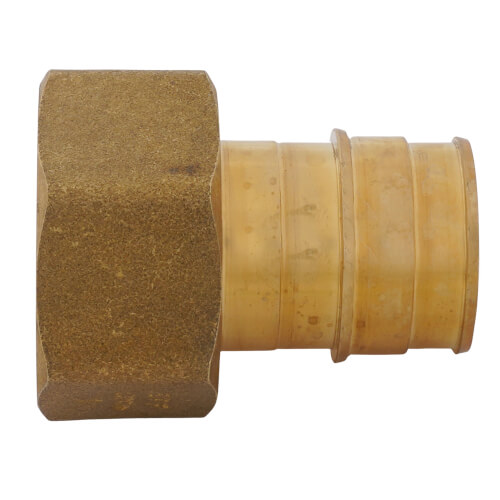 Main product image of 1" Expansion PEX x 1" NPT Female Adapter (Lead Free Brass)