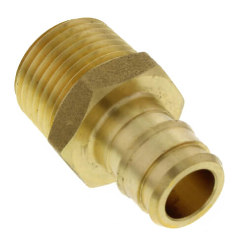 Main product image of 1/2" Expansion PEX x 1/2" NPT Male Adapter (Lead Free Brass)