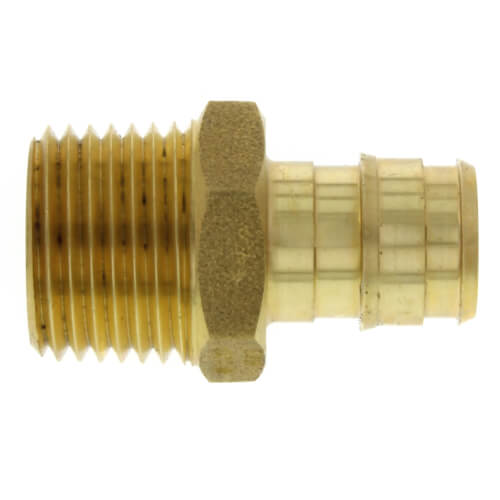 Main product image of 1/2" Expansion PEX x 1/2" NPT Male Adapter (Lead Free Brass)