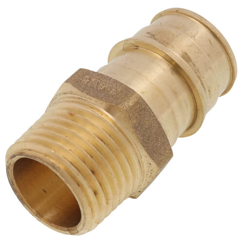 Main product image of 3/4" Expansion PEX x 1/2" NPT Male Adapter (Lead Free Brass)