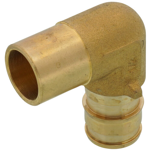 Main product image of 1/2" ProPEX x 1/2" Male Sweat Elbow (Lead Free Brass)