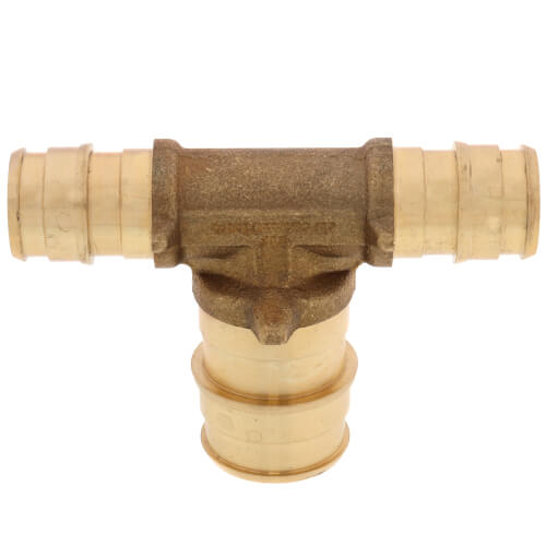 Main product image of 1/2" x 1/2" x 3/4" Expansion PEX Reducing Tee (Lead Free Brass)