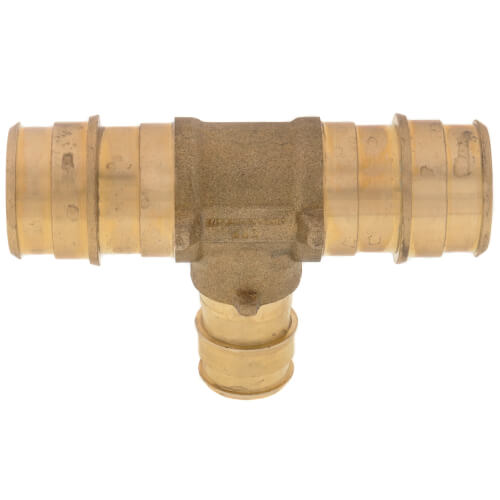 Main product image of 3/4" x 3/4" x 1/2" Expansion PEX Reducing Tee (Lead Free Brass)