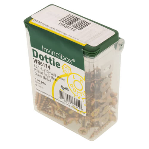 WR6114 LH Dottie WR6114 6 x 11/4" Phillips Bugle Head Coarse