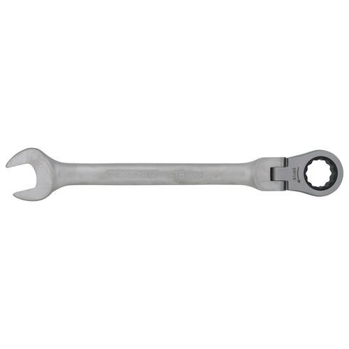 Main product image of 18mm Flex Head 12-Point Ratcheting Combination Wrench