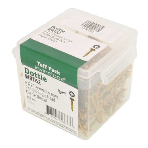 WRT62 LH Dottie WRT62 6 x 2" Phillips Bugle Head Coarse Thread