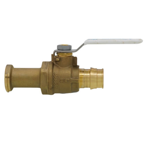 Main product image of 3/4" PEX x 1" NPSM ProPEX Straight Water Service Meter Valve (Lead Free Brass)