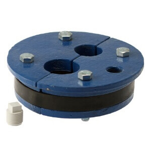 Main product image of 6" x 1-1/4" X 1" Cast Iron Well Seal (Double Hole)