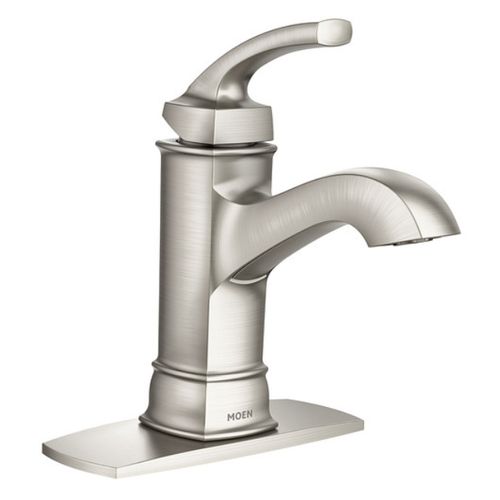 Main product image of Hensley (MB) 1 Handle High Arc Bathroom Faucet, WS84414MSRN (Spot Resist Brushed Nickel)