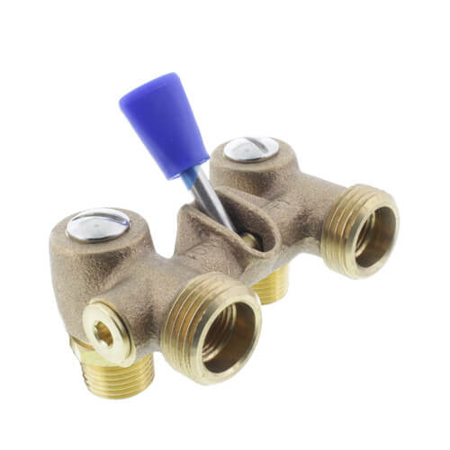 Main product image of Washing Machine Valve Bronze w/ Lever, MIP Inlet