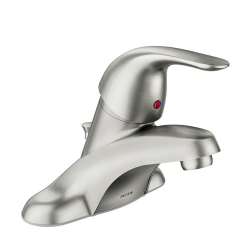 Main product image of Adler Spot Resist Brushed Nickel 1 Handle Low Arc Bathroom Faucet, WSL84502SRN