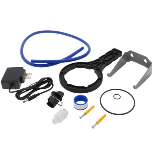 Main product image of 50 Micron Reusable Spin Down Sediment Water Filter w/ Scraper & Touch-Screen, 1" MNPT, 3/4" FNPT (35 GPM)