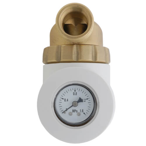 Main product image of 50 Micron Reusable Spin-Down Sediment Water Filter w/ Scraper, 1" MNPT, 3/4" FNPT (20 GPM)