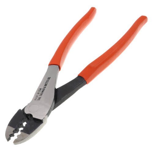 Main product image of Crimping Plier w/ Cutter for A, B & C Non-Insulated Terminals and Splices