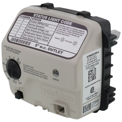 Main product image of WT8840 Water Heater Gas Valve Control, NG - 2" Spud, 5" W.C., WT8840B1500