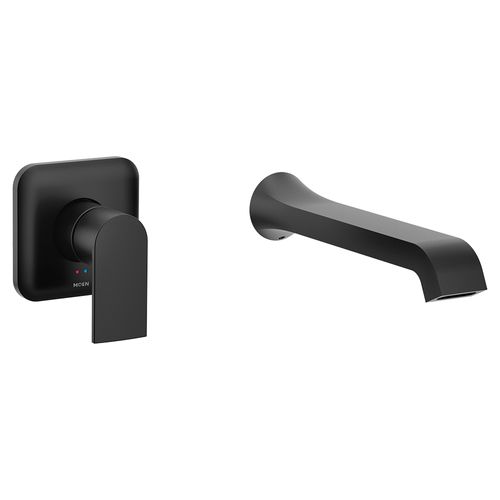 Main product image of Genta Lx Matte Black 1 Handle Tub Filler, WT901BL