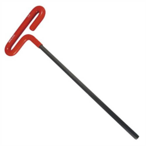 Main product image of 9" Long Gripped T Handle Keys Set, 8 Sizes (3/32" - 1/4")