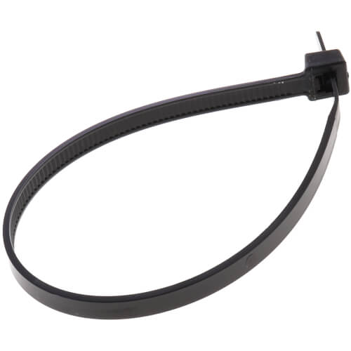 Main product image of 7" Black Nylon Wire Ties (Pack of 100)