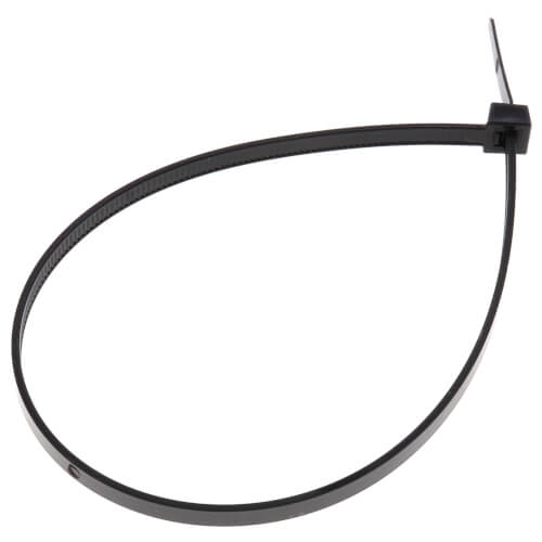 Main product image of 11" Black Nylon Wire Ties (Pack of 100)
