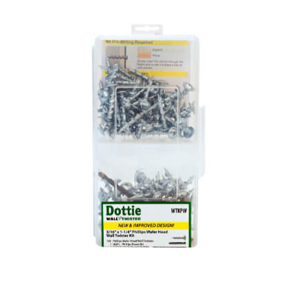 Main product image of 3/16" x 1-1/4" Phillips Wafer Head Wall Twister Kit
