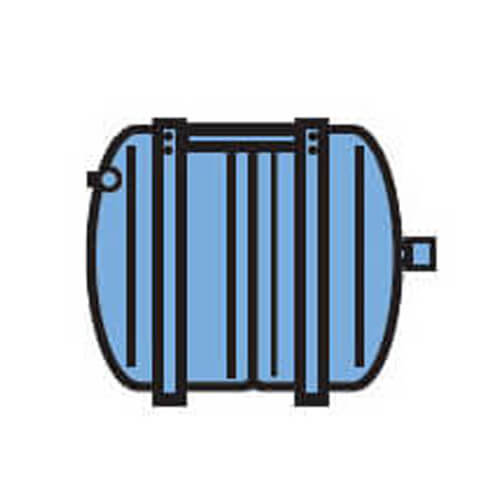 Main product image of WX-110-PS, 7.4 Gal WELL-X-TROL Well Tank (Pump Stand)