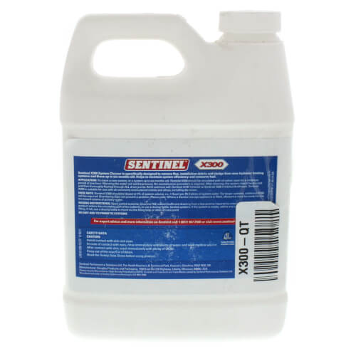 Sentinel X300 New System Cleaner (Quart)