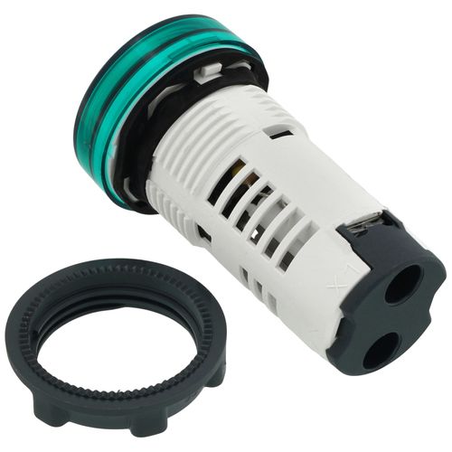 Main product image of Harmony XB7 Monolithic Pilot Light w/ Integral LED - Green (110-120 VAC)