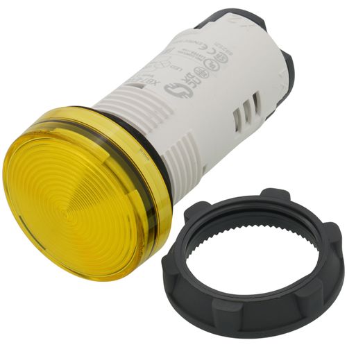 Main product image of Harmony XB7 Monolithic Pilot Light w/ Integral LED - Yellow (110-120 VAC)