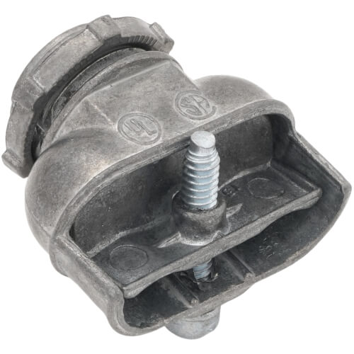 XC210 Steel City XC210 3/8" Duplex Clamp Type Cable Connector (Zinc)