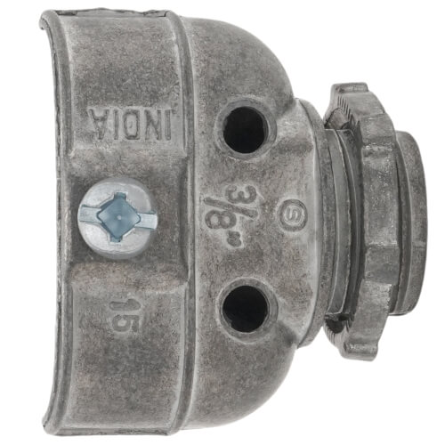Main product image of 3/8" Duplex Clamp Type Cable Connector (Zinc)