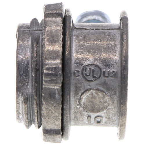 Main product image of 3/8" Straight Set-Screw Flex Connector (Zinc)