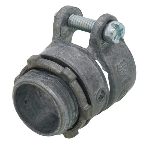Main product image of 3/4" Zinc Straight Squeeze Connector