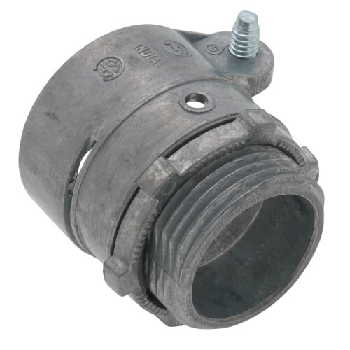Main product image of 1" Zinc Straight Squeeze Connector