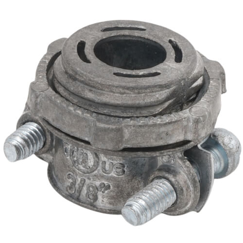 XC280 Steel City XC280 3/8" 2 Screw, Clamp Connector (Zinc)