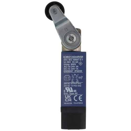 Main product image of Limit Switch Metal NO NC Snap PLAST ROL, XCMV2125D44RVSR