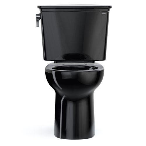 Main product image of CST785CEF#51 Drake Transitional 2-Piece Round 1.28 GPF Universal Height Tornado Flush Toilet (Ebony)