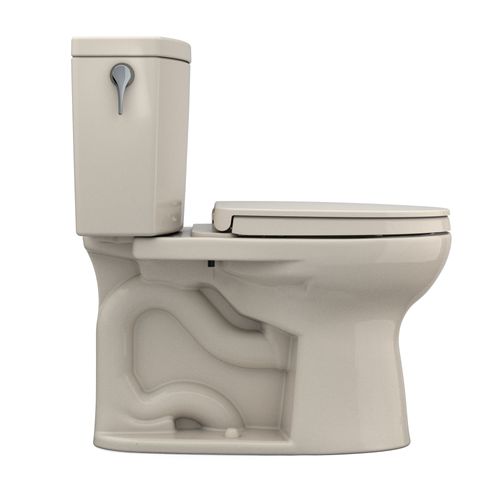 Main product image of MS454124CUFG#03 Drake II 2-Piece Elongated 1.0 GPF Universal Height Toilet w/ CEFIONTECT & SS124 Softclose Seat, Washlet+ Ready (Bone)