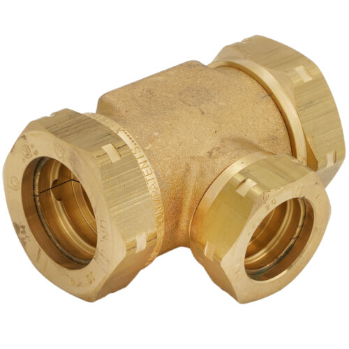 Main product image of 3/4" Run x 3/4" Run x 1/2" Tee - Tee Fitting