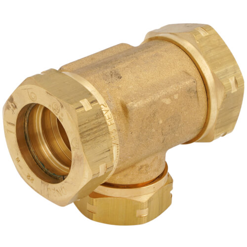 Main product image of 3/4" Run x 3/4" Run x 1/2" Tee - Tee Fitting