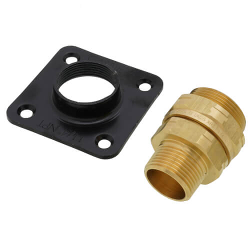 Main product image of 1" Termination Fitting x 1" Male NPT w/ Square Flange