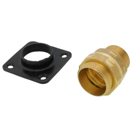 Main product image of 1-1/4" Termination Fitting x 1-1/4" Male NPT w/ Square Flange