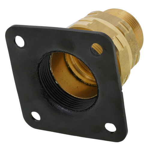 Main product image of 1-1/4" Termination Fitting x 1-1/4" Male NPT w/ Square Flange