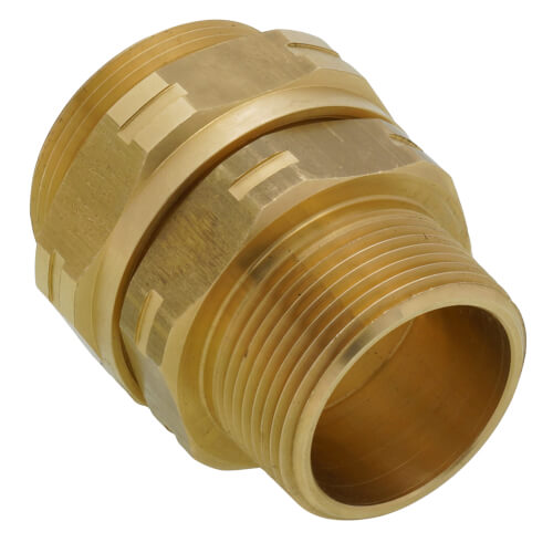 Main product image of 1-1/4" Termination Fitting x 1-1/4" Male NPT w/ Square Flange