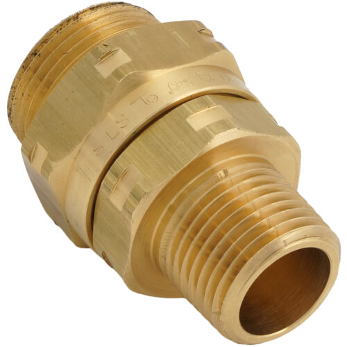 Main product image of 1/2" Termination Fitting x 1/2" Male NPT w/ Square Flange