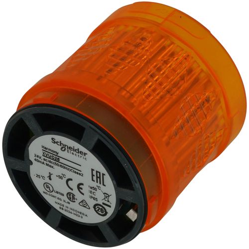 Main product image of Harmony XVU Illuminated LED Modular Tower Light, Steady, IP65 - Orange (24 VAC/DC)
