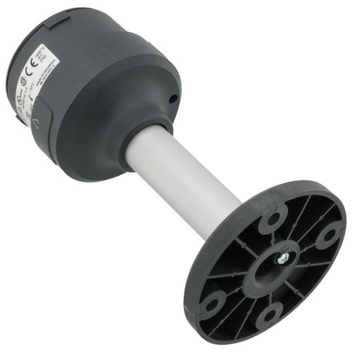 Main product image of Harmony XVU Fixing Plate for Modular Tower Lights, 100mm Aluminum Pole - Black