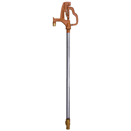 Model-Y34, 3/4" FPT Brass Non-Freeze Iowa Yard Hydrant w/ Automatic Draining (3 Ft. Burial Depth)