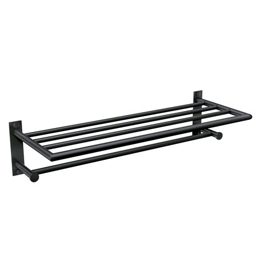 Main product image of Arlys Matte Black Towel Shelf, Y5794BL