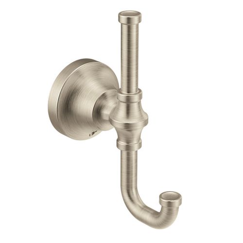 Main product image of Colinet Brushed Nickel Double Robe Hook, YB0503BN
